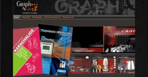 Website for creative office, graphic desing applications and printing